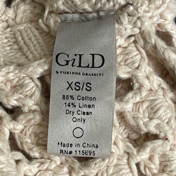 Society for Rational Dress Oversized Crochet Sweater Vest Size Small - Picture 5 of 5